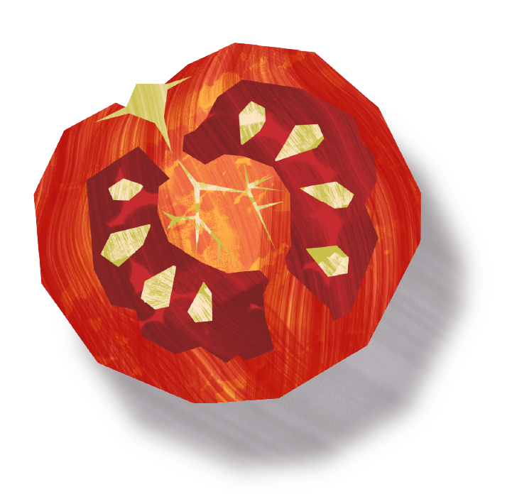tomato-red-illust